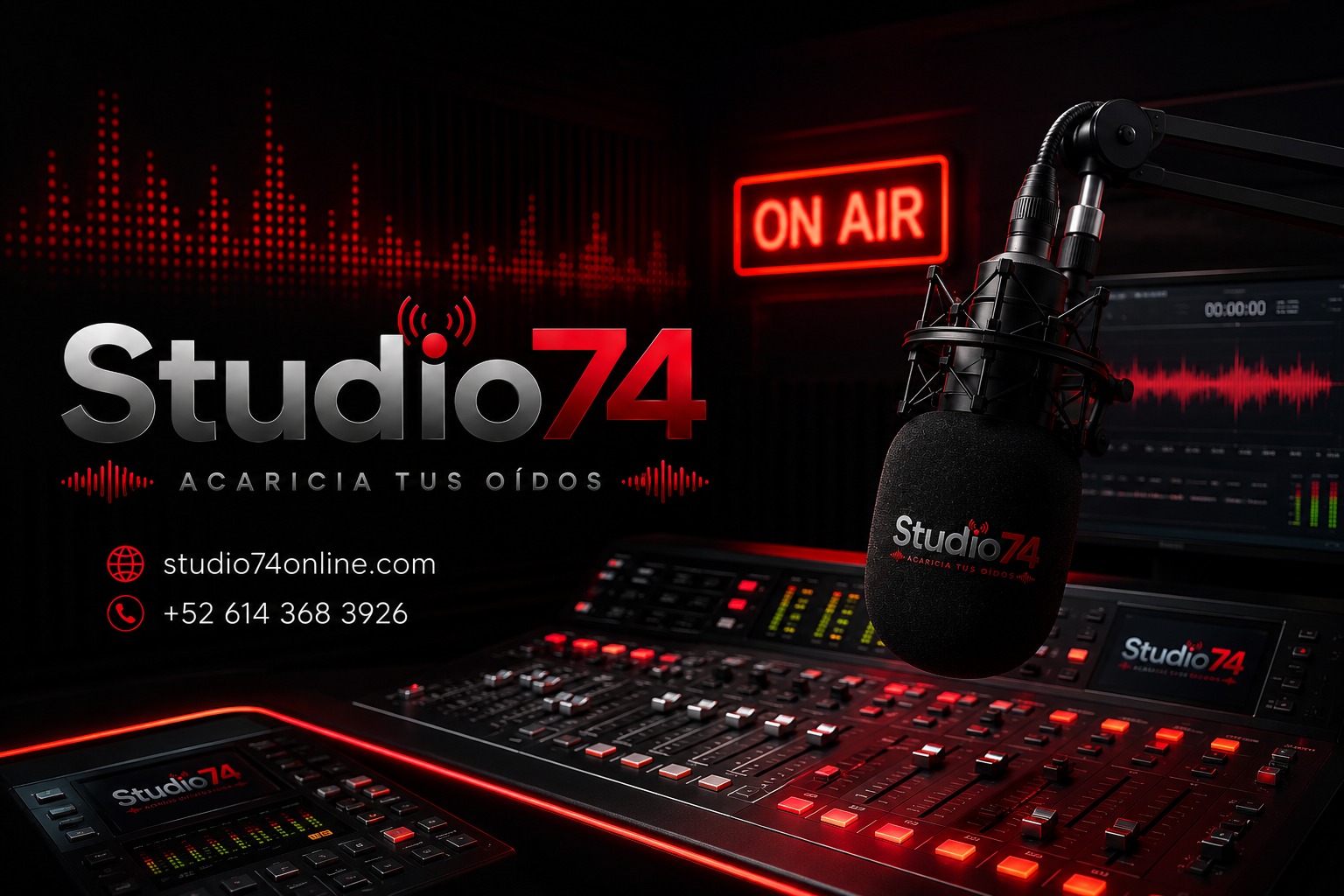 Studio74 en el aire